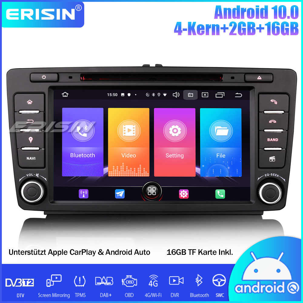 Erisin Es S Dab Android Autoradio Dvd Carplay Swc Navi Gps F R